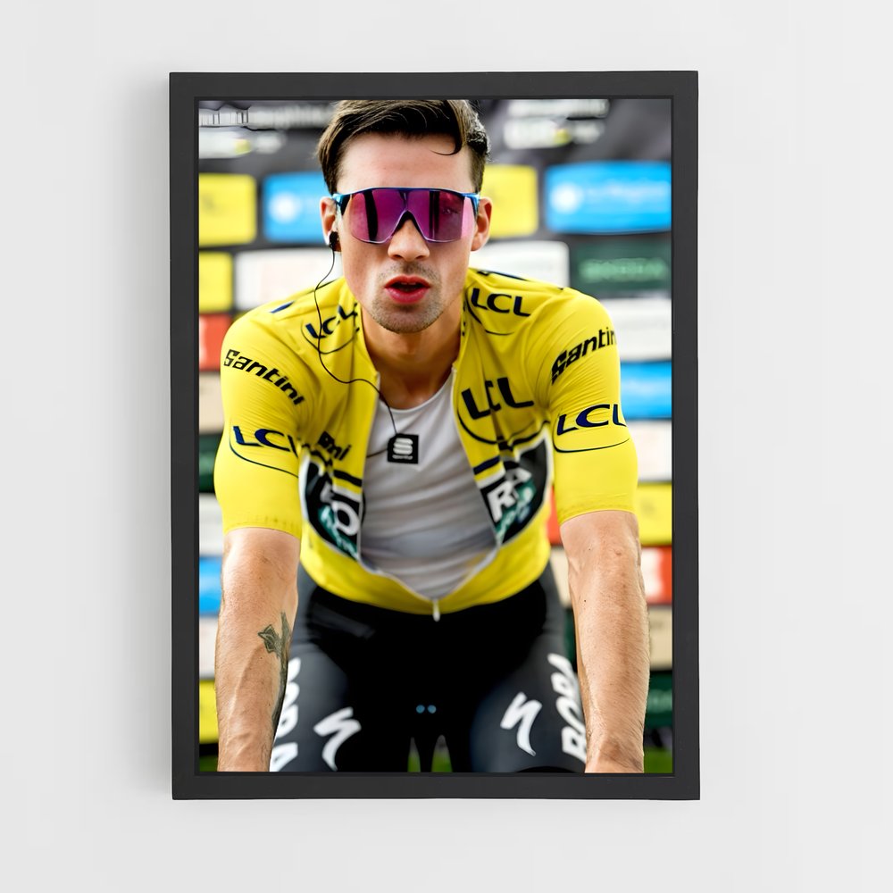 Poster Primoz roglic – affiche Cyclisme (vue 2)